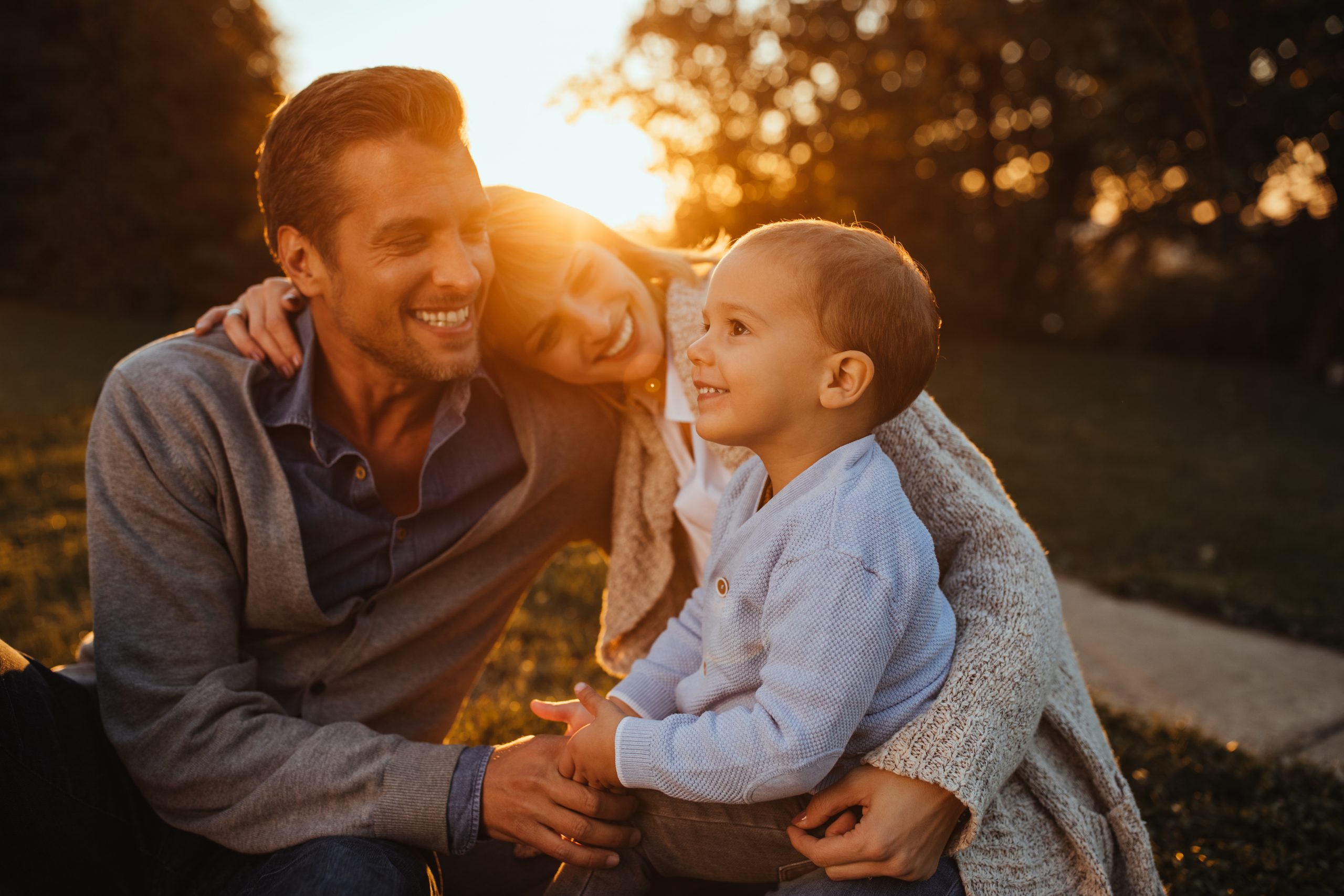 Family-sunset